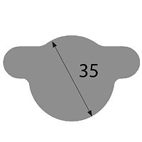 TAPON ADHESIVO PARA TALADRO BISAGRA TPN04 