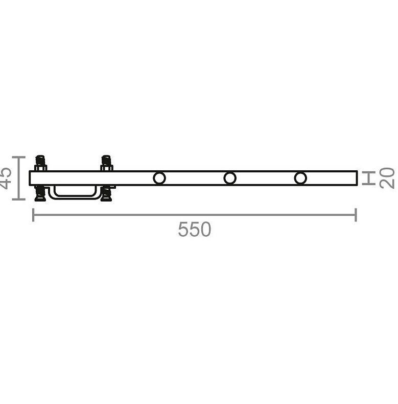 TENDEDERO BALCON TND02 550x20mm 