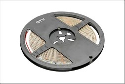 TIRA FLASH 2835, 300 LED, BLANCO CÁLIDO, 33W, SIN GEL 8MM, ROLLO 5M, 12V 