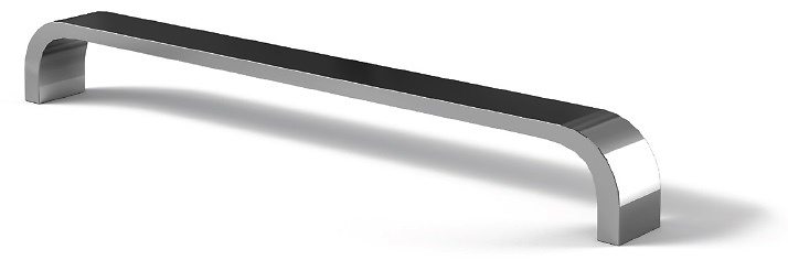 TIRADOR ASA MOD. BANK CROMO BRILLO 128 MM 136X20 MM ASA 192 MM 201X20 MM ASA CROMO BRILLO 