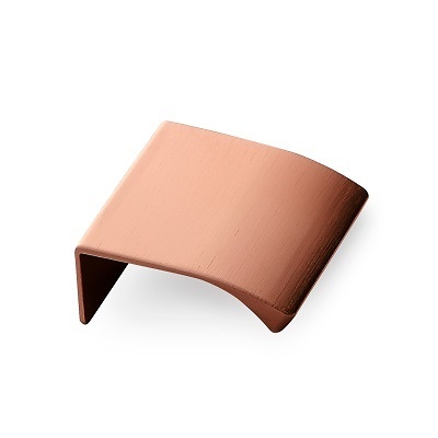 TIRADOR EDGE STRAIGHT ALUMINIO ORO ROSA MATE 20MM 40MM 