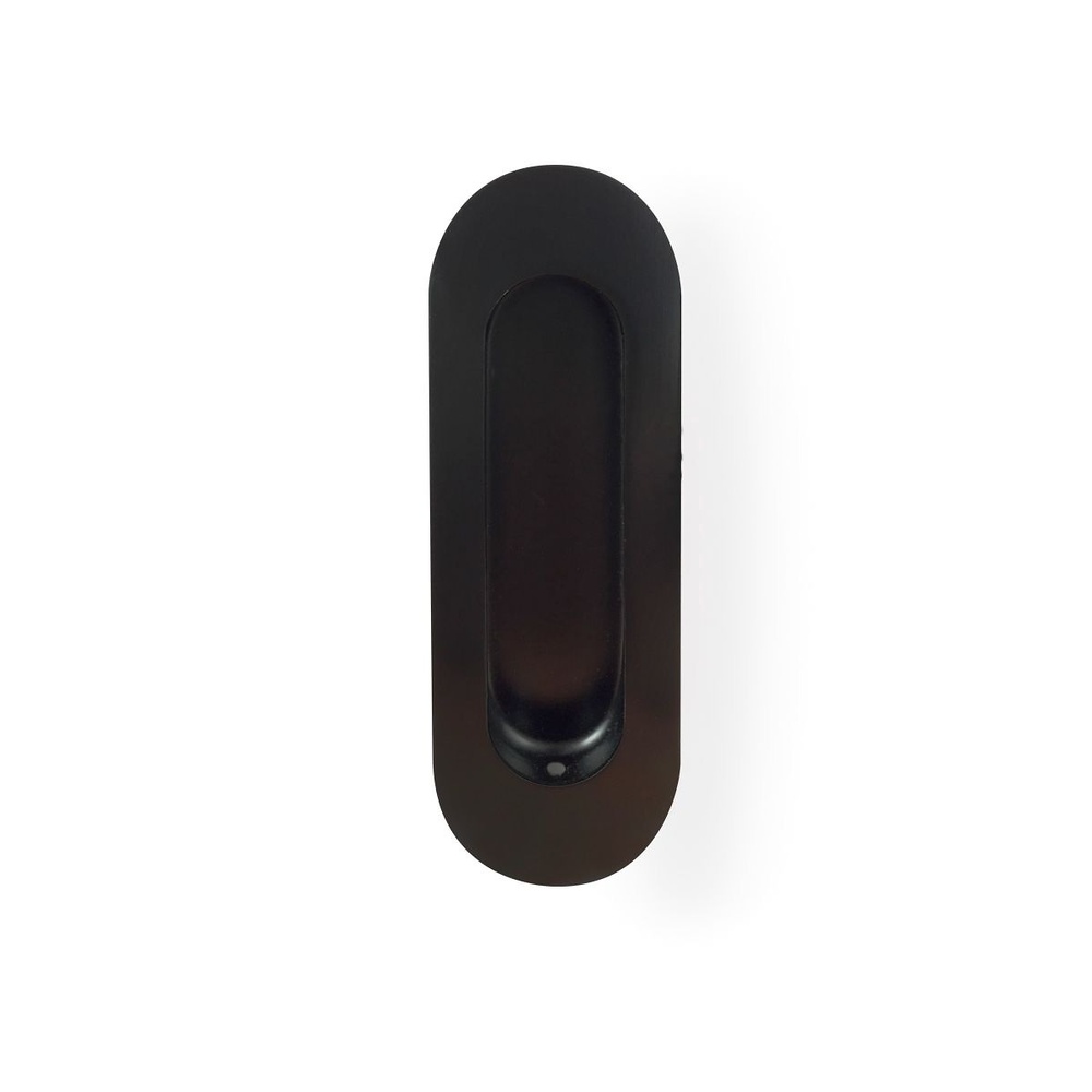 TIRADOR EMBUTIR MOD.JAN ACERO INOX NEGRO MATE 92x28x12MM 120x40x2 MM 