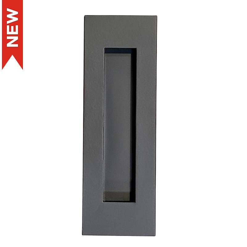 TIRADOR EMBUTIR RECTANGULAR TE08 150x50mm NEGRO 12,5 150 50 ACERO INOX 10 