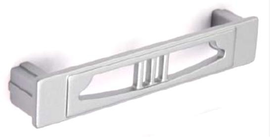 TIRADOR MOD. CALADO CROMO LOOK 96 MM 104X20 MM ASA 