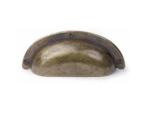 TIRADOR MOD. CONCHA ZAMAK LATON OXIDADO 