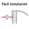 TIRADOR MOD. EMOTIONS TWO ALUMINIO ATORNILLAR 