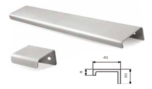 TIRADOR MOD. IN ACERO INOX 
