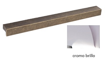 TIRADOR MOD. SQUADRA ZAMAK CROMO BRILLO 128 MM 200X15MM 32 MM 50X15MM CROMO BRILLO 100X15MM 64 MM CROMO BRILLO 160 MM 250X15MM CROMO BRILLO 150X15MM 96 MM CROMO BRILLO 192 MM 300X15MM CROMO BRILLO 