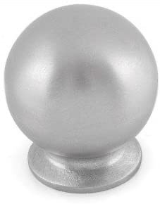 TIRADOR POMO BOLA BASE D:25 ACERO INOX 
