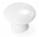 TIRADOR POMO MOD. DELTA PORCELANA BLANCO 