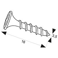 TORNILLO BISAGRA TRN05 NIQUELADO NIQUEL 35 7 16 ACERO 1000 1 16 35 7 ACERO NIQUEL 