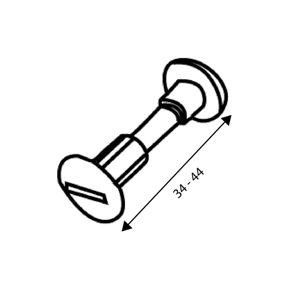 TORNILLO ENSAMBLE TNE08 BLANCO 15 15 44 NYLON 100 