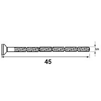 TORNILLO MULTICORTE TRN07 M4x45mm BICROMATADO 