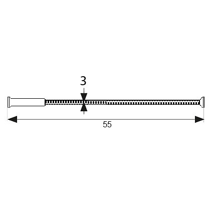 TORNILLO PASANTE TRN01 M3x55mm 