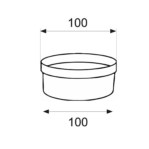 TUBO REDONDO Y ACCESORIOS VN13 100mm BLANCO BLANCO 85 125 ARO REDUCTOR VN3 125-100mm BL 125 PVC 1 