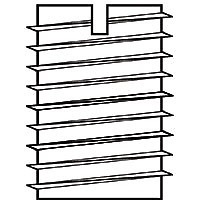 TUERCA EMBUTIR TRC03 1/4x10x12mm BICROMATADO 