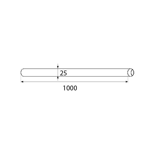 VARILLA MADERA LISA ENS07 HAYA 2,5 25 1000 HAYA 10 