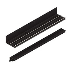 VOLARE 80 ADAPTA SISTEMA CORREDERO SUSPENDIDO 80 KG POR PUERTA MOKKA RAL 9005 Mate texturizado KIT GUIAS 2000 MM 3000 MM KIT GUIAS MOKKA RAL 9005 Mate texturizado 4000 MM KIT GUIAS MOKKA RAL 9005 Mate texturizado 