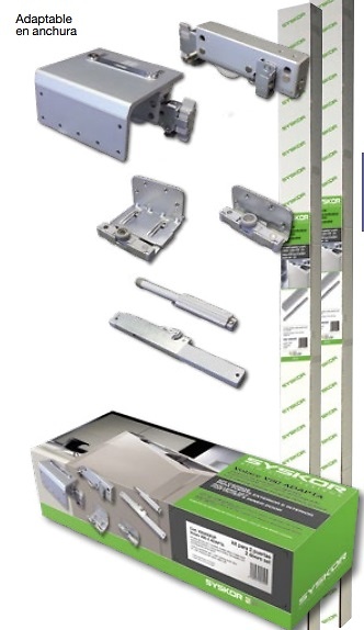 VOLARE 80 ADAPTA SISTEMA CORREDERO SUSPENDIDO 80 KG POR PUERTA 