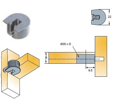 WEDGEFIX D:20 QUICKFIT-EXPANDO SYSTEM-6 WEDGEFIX 