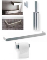 ACCESORIOS BAÑO KU ACERO INOX MATE