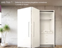 AXIS FREE 1 SISTEMA PARA 1 PUERTA 2 HOJAS PLEGABLES DE MADERA