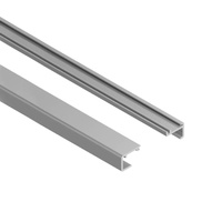 BARRA CROMO MATE PARA COLGAR ACCESORIOS EN PARED DE COCINA