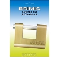 BLISTER CANDADO RECTANGULAR CN03 LATONADO