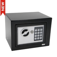 CAJA FUERTE ELECTRONICA CON LLAVE CFC03 NEGRO