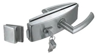 CERRADURA CRISTAL/CRISTAL FV02-2 ACERO INOX