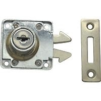 CERRADURA MUEBLE GANCHO CM2 22mm CROMO BRILLO