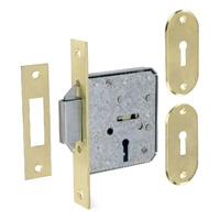 CERRADURAS EMBUTIDAS PARA PUERTAS CORREDERAS MCM 1515-2 DE 4 GORJAS MACHO DE CIERRE 2 BULONES