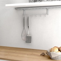CESTA SOPORTE COLGAR ACCESORIOS EN LA BARRA PARED DE LA COCINA