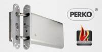 CIERRAPUERTAS CANTO REDONDO EMBUTIDO PERKO POWERMATIC R100 75KG PLATA