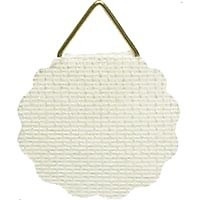COLGADOR CUADROS TELA ENGOMADA CG18 BLANCO