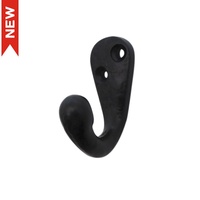 COLGADOR SIMPLE FORJA PER23 53x40mm NEGRO