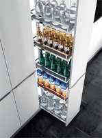 COLUMNA DESPENSA EXTRAIBLE FLAT WIRE CROMADO