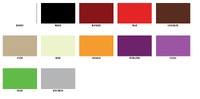 CRISTAL COLORES 4 MM PARA VITRINAS MECANIZADAS