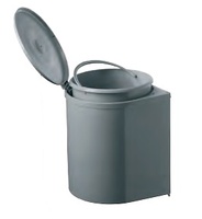 CUBO RECICLADO RESIDUOS 12 LITROS GRIS