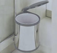 CUBO RECICLADO RESIDUOS 14 LITROS INOX