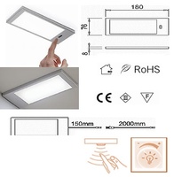 FOCO LED K-PAD LUZ HOMOGENEA INOX Y NEGRO ENCENDIDO PROX.Y REGULADOR LUMINICO A 24V