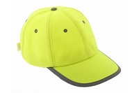 GORRA AMARILLO ALTA REFLECTANTE DE ALGODON CON VISERA UNIVERSAL TALLA 57-61