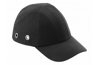 GORRA TIPO CASCO NEGRA DE ALGODON CON VISERA UNIVERSAL TALLA 57-61