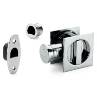 HOOKY ZERO CUADRADO KIT CERRADURA-MULETILLA-DEDAL PARA PUERTA CORREDERA