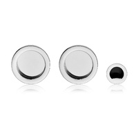 HOOKY ZERO REDONDO KIT DE CAZOLETAS-DEDAL PARA PUERTA CORREDERA
