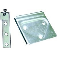 JUEGO GANCHO CG01+PLACA COLGADOR CG02 ZINCADO