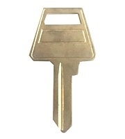 LLAVE BRUTO CANDADO FURGONETA CN07 LATONADO