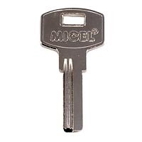 LLAVE BRUTO CILINDRO CS02 SEGURIDAD NIQUELADA