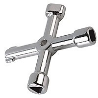 LLAVE MULTIPLE CONTADOR LLV04 NIQUELADO