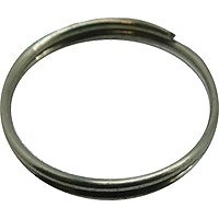 LLAVERO ANILLA CADENA CDN08 18mm CROMO BRILLO